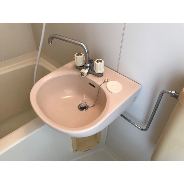 グリーンハイツⅢの洗面所|広い洗面スペース