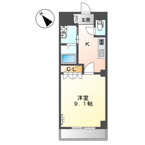 サニーヒルズ　Ｍの間取り