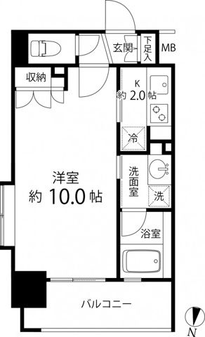【間取り】 | リリエンベルグ目白壱番館