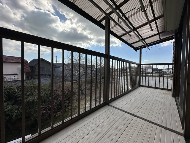 明石市二見町福里戸建のバルコニー