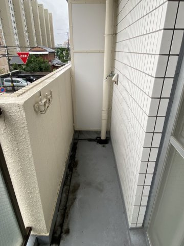 ドムール新北野のバルコニー