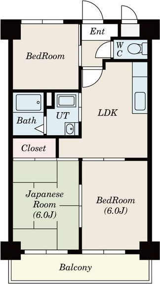 サン花塚の間取り