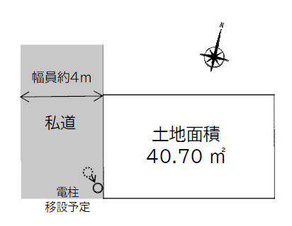 板橋区相生町　制震ダンパー採用　車庫付コンパクト住宅　限定1棟の区画図