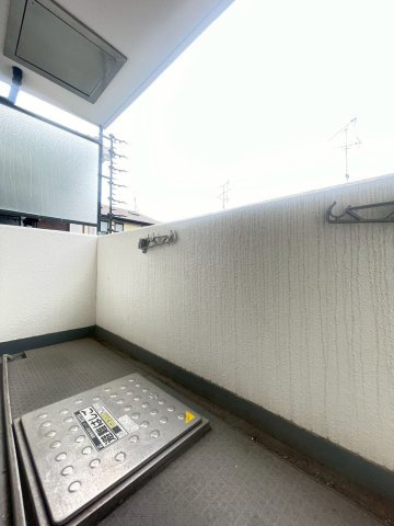 コーポ旗塚のバルコニー