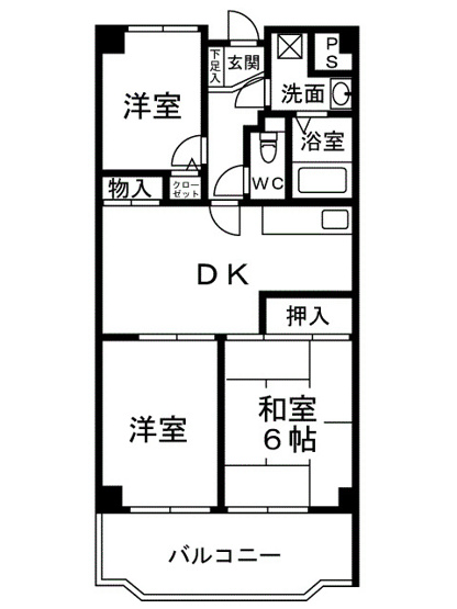 【間取り】 | グランドール岸和田
