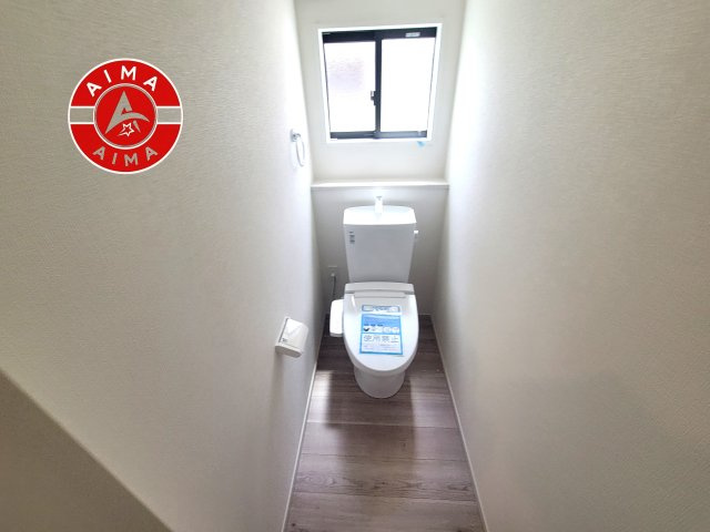 福岡市南区鶴田4丁目第5-3棟（3号棟）のトイレ|トイレ・ウォシュレット付。快適で衛生的な洗浄機能付温水シャワートイレです。