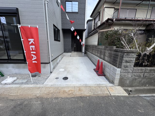 流山市鰭ケ崎新築戸建【鰭ケ崎小学校：9分】の駐車場|2号棟駐車スペース