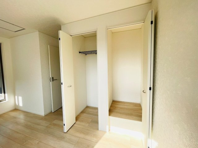豊田市千足町第6　新築分譲住宅　全4棟　3号棟の収納|豊富な数のクローゼットには、衣類、日用品、家族の思い出まで大切に保管できます♪