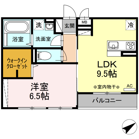 グランウェルの間取り