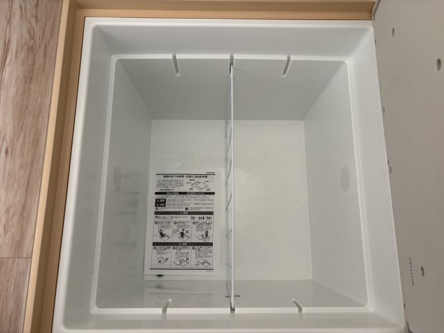 LIGAREーリガーレ　八幡東区中畑2期2号棟のキッチン|床下収納：気密・断熱ラインを確保し部屋の空気を逃がしません。