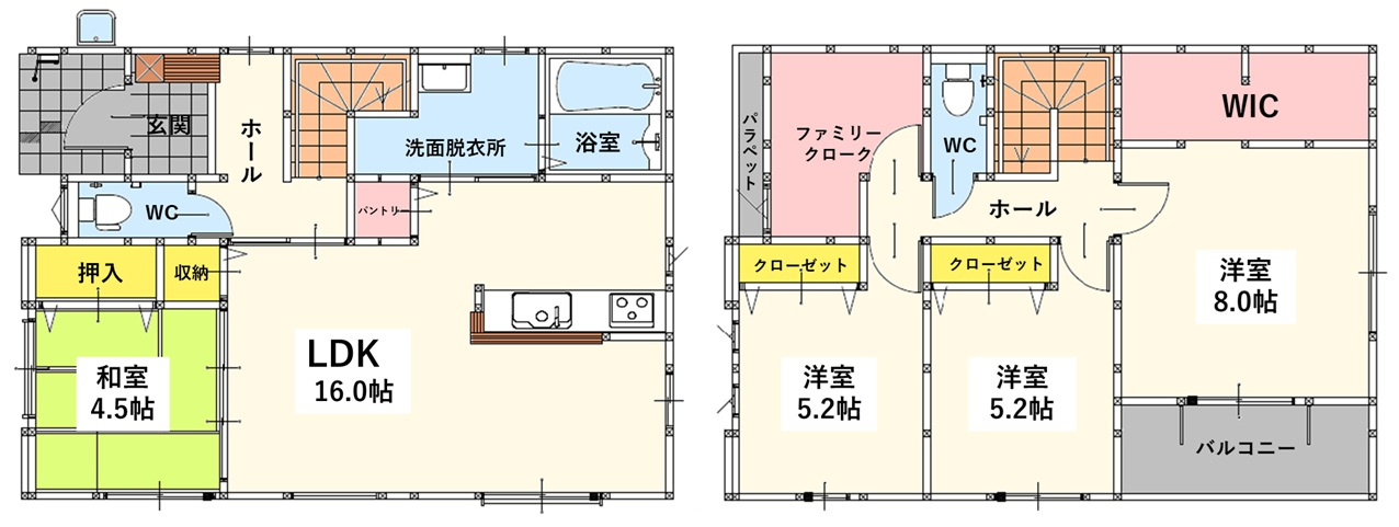 八幡西区小嶺台4丁目2期の間取り