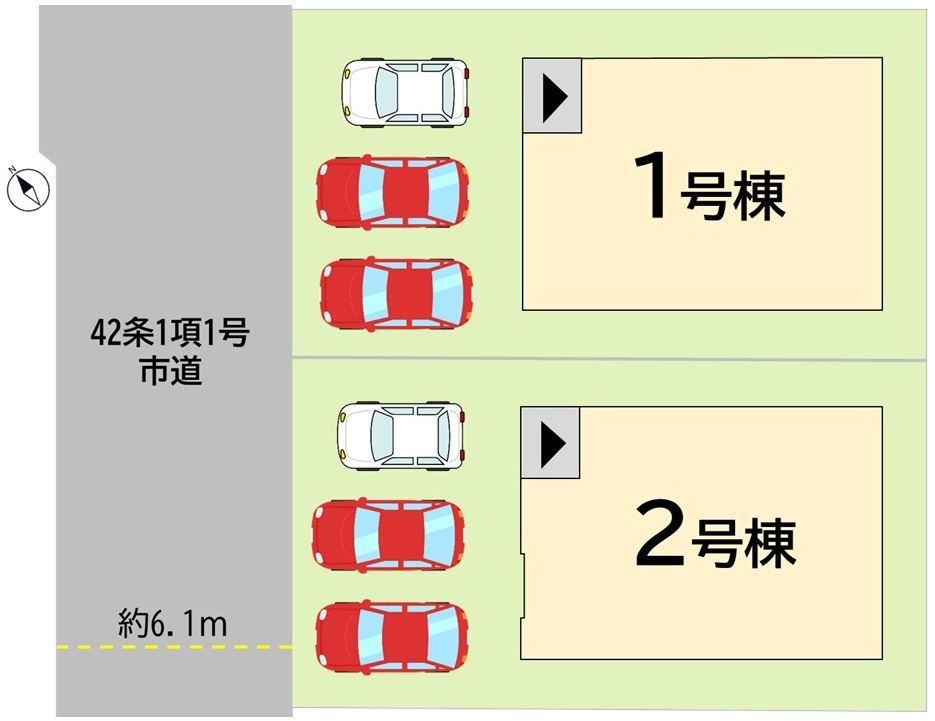 八幡西区小嶺台4丁目2期の区画図