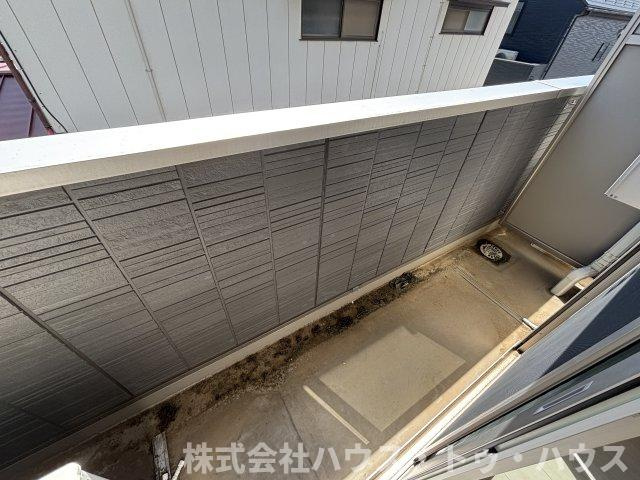 レーヴマニフィック南柏のバルコニー