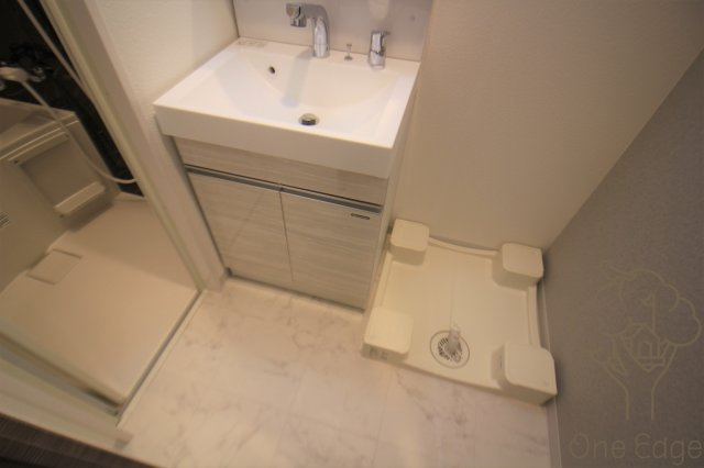 S-RESIDENCE三国WESTの独立洗面台