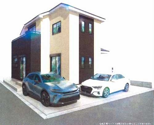 横浜市泉区中田南4丁目 　新築戸建全1棟の外観パース