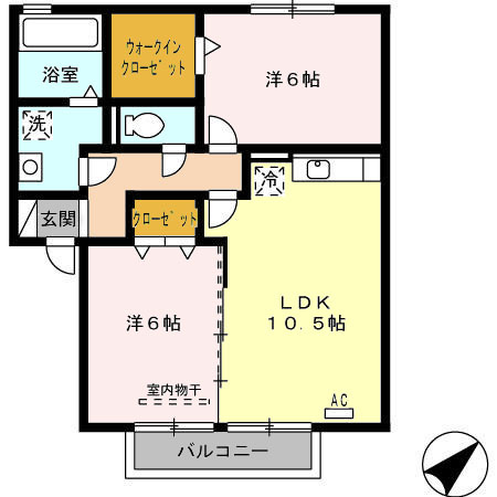 Stone　Hills　Kの間取り