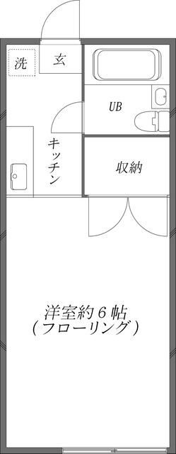 ウイローアパートメントハウスの玄関