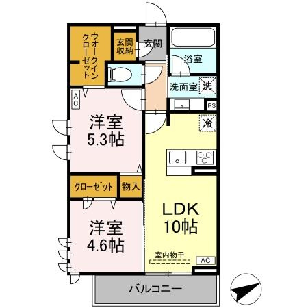 Ce il Sole（チェ イル ソーレ）の間取り