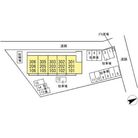 Ce il Sole（チェ イル ソーレ）の区画図