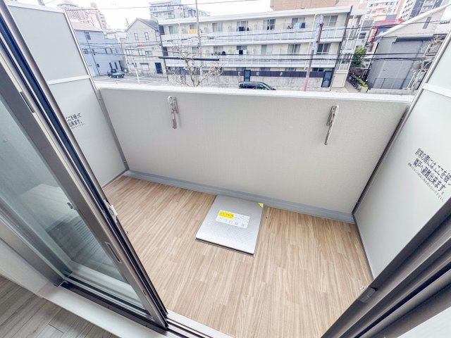 エスリードレジデンス大阪ザ・クラスのバルコニー