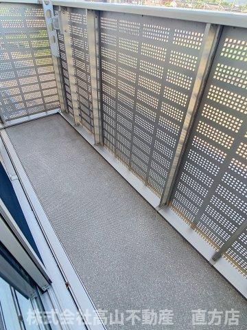 トレス楠橋西館のバルコニー