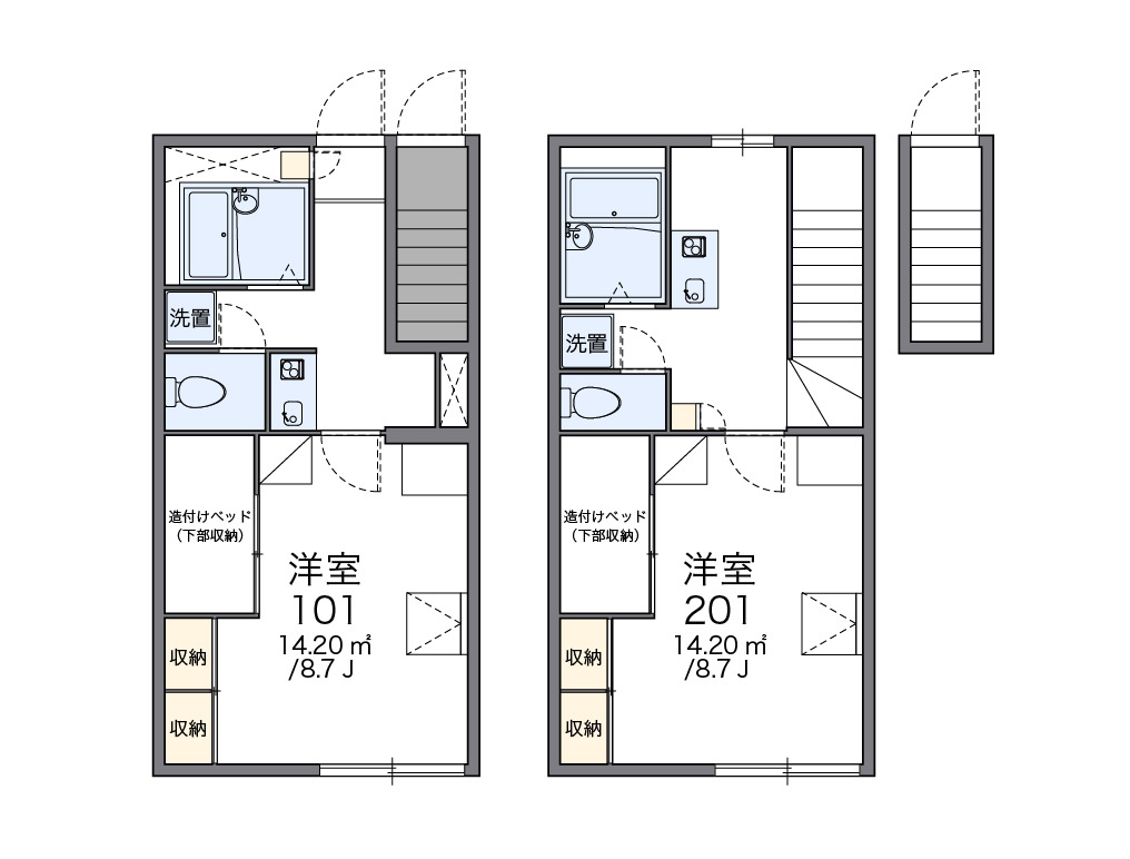 レオパレス火切塚の間取り|画像2