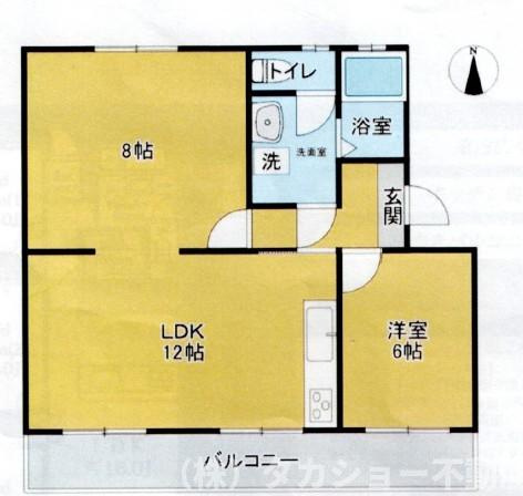 【間取り】 | 西小中台団地　24号棟