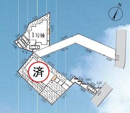 省エネ住宅　新築　４LDKの区画図|1号棟