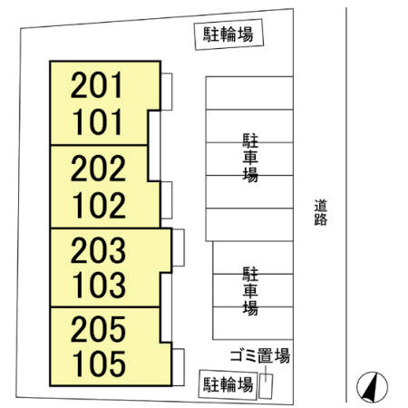 【区画図】 | ハーモニー参番館
