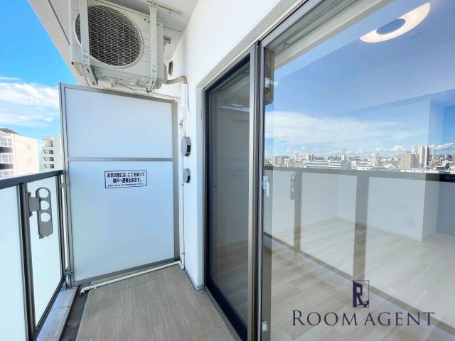 エステムコート名古屋金山ミッドクロスのバルコニー