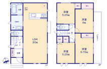 千葉市稲毛区宮野木町　新築分譲住宅１号棟の画像