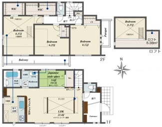 【間取り】 | 花小金井前沢2期　全42棟　7号棟 | 花小金井前沢2期　全42棟　7号棟