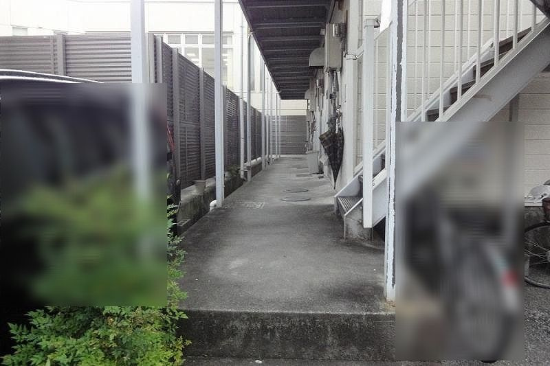 ハイツ欅のエントランス|清潔なエントランスです