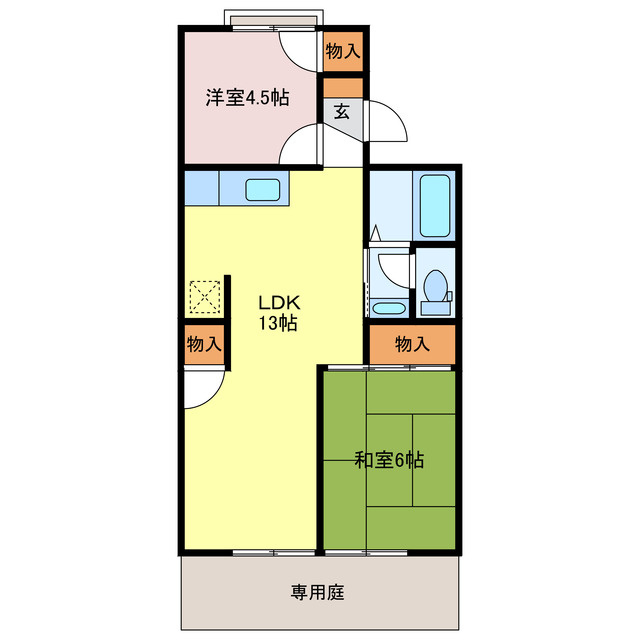 クレアール高砂の間取り