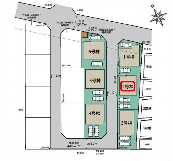 入間市下藤沢５丁目・全6棟　新築一戸建　2号棟　の前面道路含む現地写真|現地写真（2026年2月13日撮影）