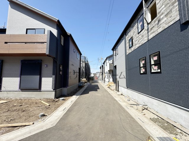 入間市下藤沢５丁目・全13棟　新築一戸建　2号棟　の前面道路含む現地写真|現地写真（2026年3月26日撮影）