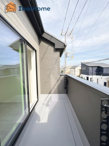 明石市朝霧台24－1期　3号棟　新築戸建のバルコニー|【ホームページに現地動画掲載中】●年中無休：当日予約可●バルコニーには屋根はございません！