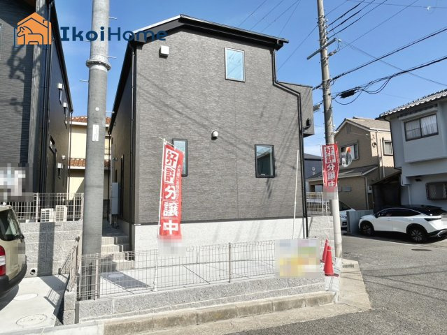 明石市朝霧台24－1期　3号棟　新築戸建の前面道路含む現地写真|【ホームページに現地動画掲載中】●年中無休：当日予約可●神戸市、明石市初。契約前に新築の住宅診断実施