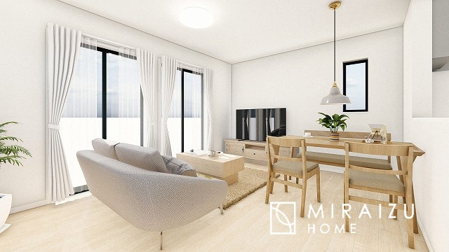 【完成予想図】 | ご家族様のプライベート空間が確保できる素敵な間取りです。※画像はイメージです。