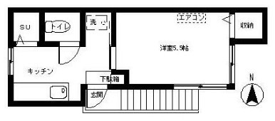 中野区松が丘２丁目のアパートの間取り
