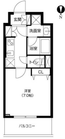 アーバネックス梅田西の間取り