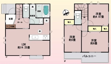 川越市石原町2丁目　新築分譲　東武東上線『川越駅』バス4分　【今成小学区】の間取り