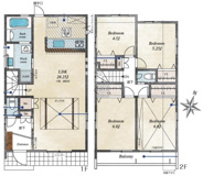 東久留米市花小金井下里　全13棟　6号棟の画像