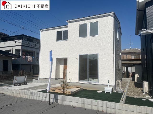 【外観】 | 熊谷市新堀　新築戸建　フルクラシル　全1棟　B号棟 | Ｂ棟：2/23撮影