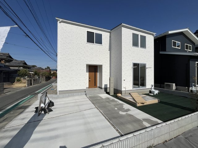 【外観】 | 熊谷市新堀　新築戸建　フルクラシル　全1棟　B号棟 | Ｂ棟：2/23撮影