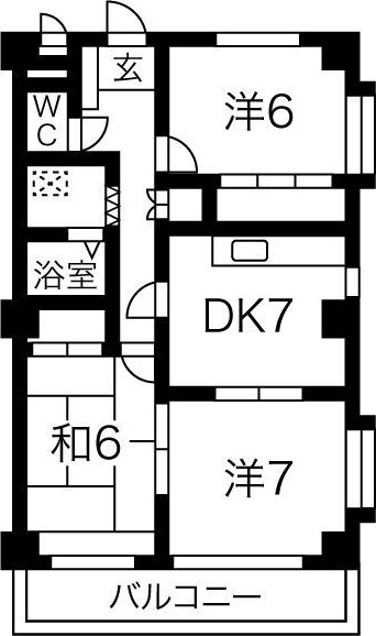アサノハイツの間取り