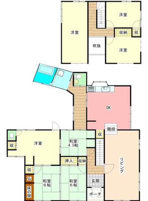 【その他】 | 大字上宇部342（平屋＋2階建、2軒）218坪 | 2階建・間取り図
