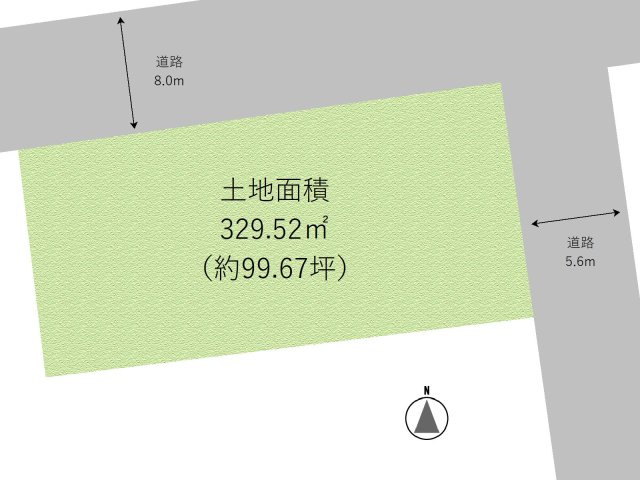 松原市松ケ丘　新築戸建用土地