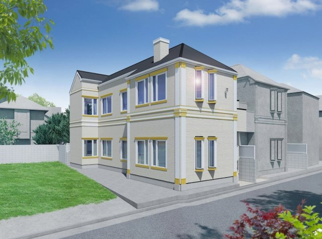 レジデンス鷺宮の外観パース|レジデンス鷺宮の完成予想パース