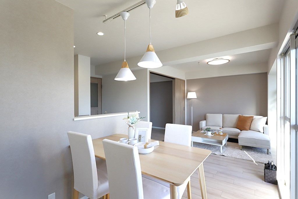 ～ペットと暮らせるマンション～万葉ハイツ小阪菱屋西の居間・リビング